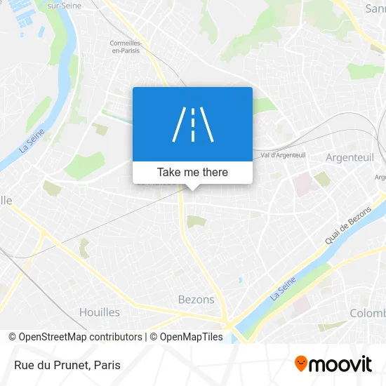 Rue du Prunet map