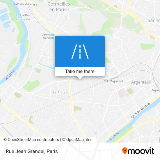 Rue Jean Grandel map