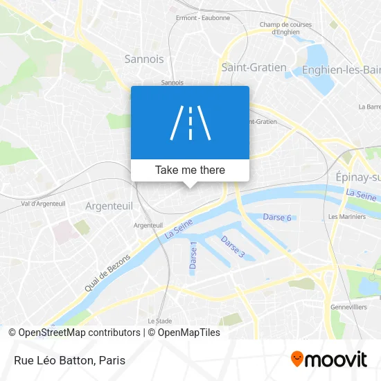 Rue Léo Batton map