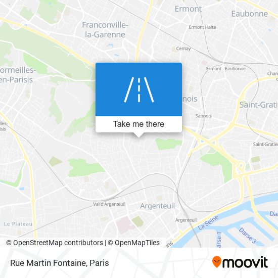 Mapa Rue Martin Fontaine