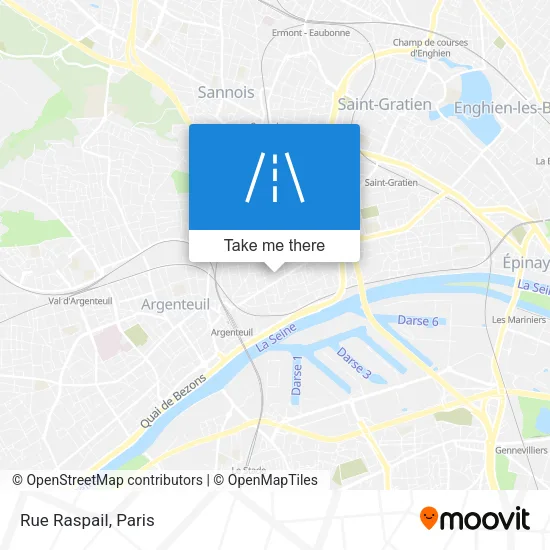 Rue Raspail map