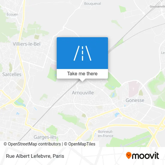 Rue Albert Lefebvre map