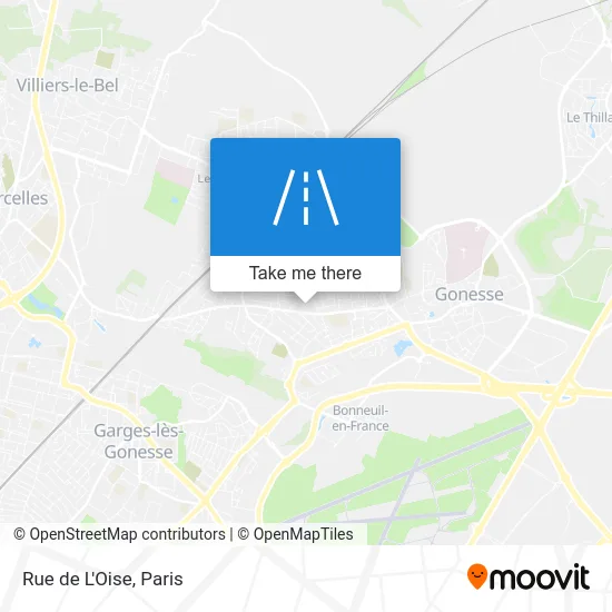 Rue de L'Oise map