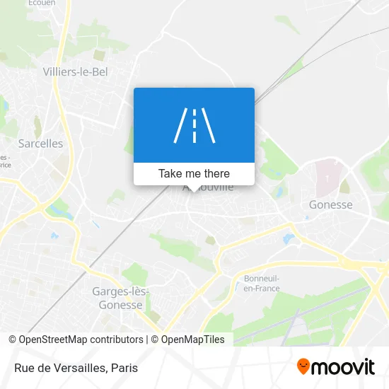 Rue de Versailles map