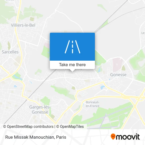 Rue Missak Manouchian map