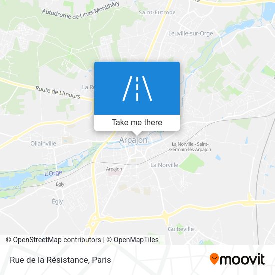 Rue de la Résistance map