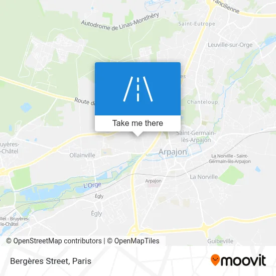 Rue Des Bergères map