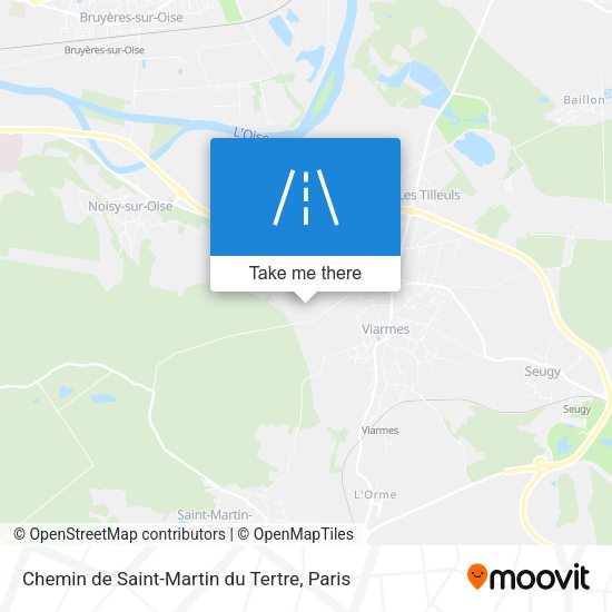 Chemin de Saint-Martin du Tertre map