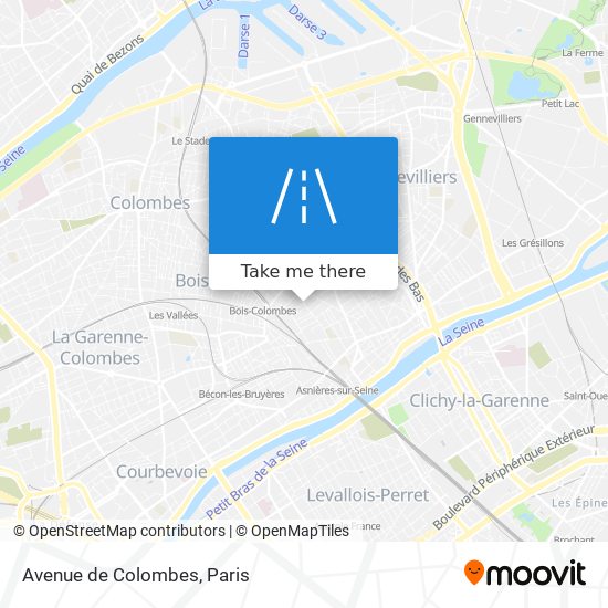 Avenue de Colombes map