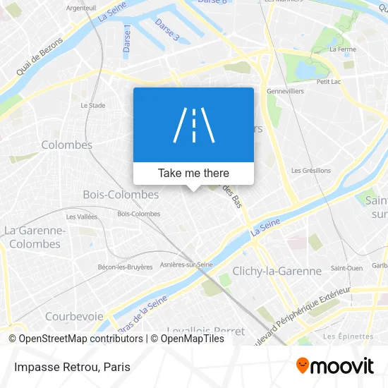 Impasse Retrou map