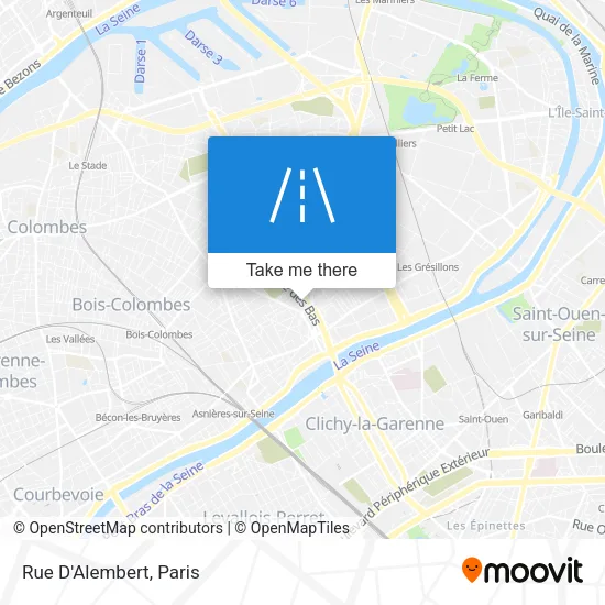 Rue D'Alembert map
