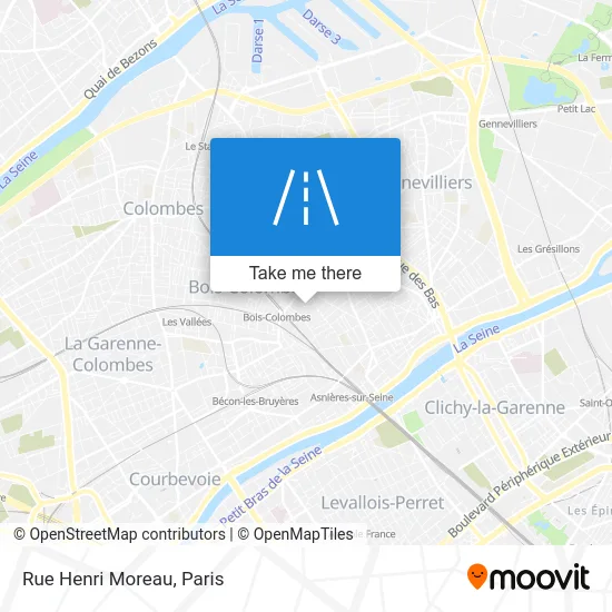 Rue Henri Moreau map