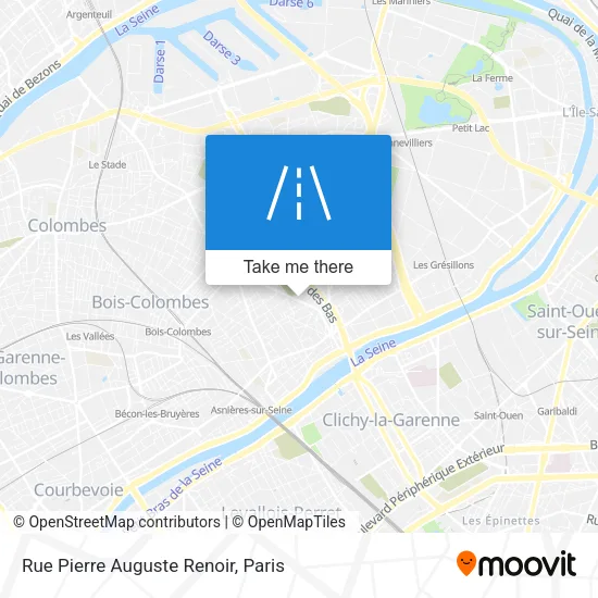 Rue Pierre Auguste Renoir map
