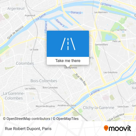 Rue Robert Dupont map