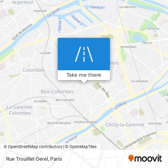 Mapa Rue Trouillet-Derel