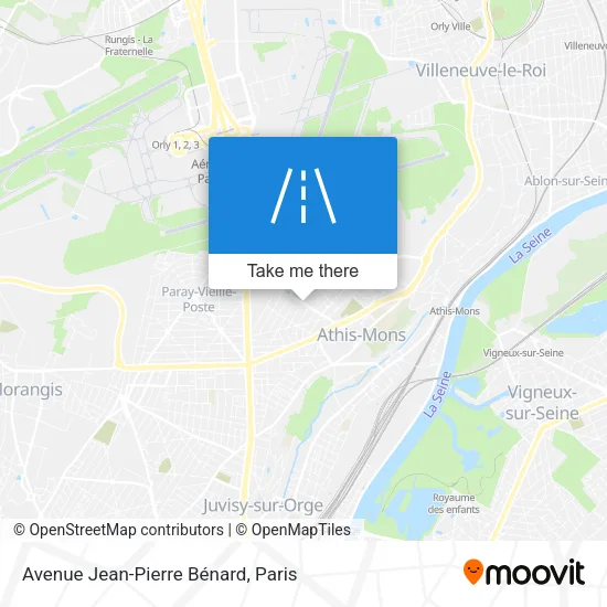 Avenue Jean-Pierre Bénard map