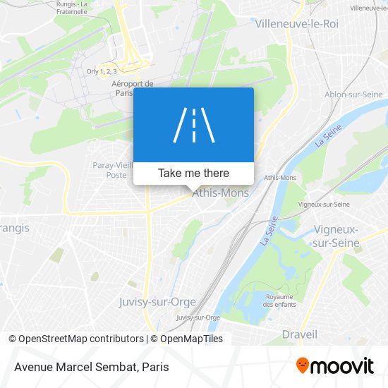 Mapa Avenue Marcel Sembat