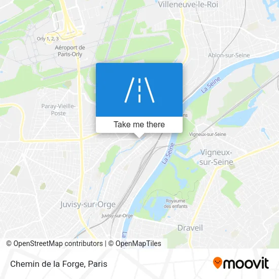 Chemin de la Forge map