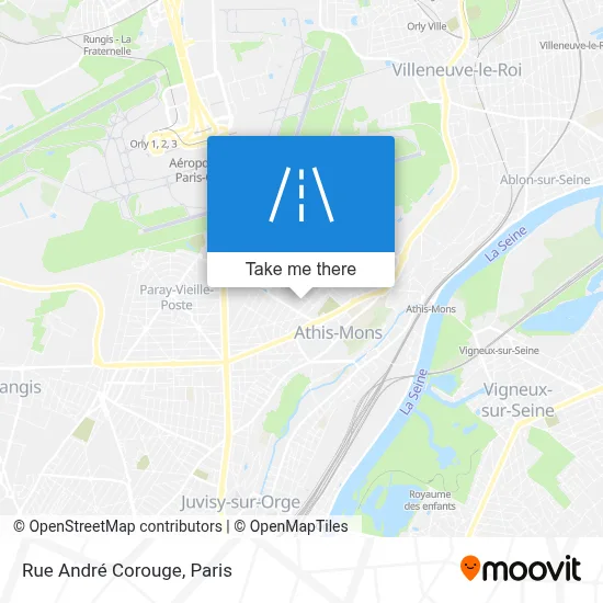 Rue André Corouge map