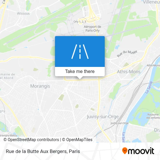 Rue de la Butte Aux Bergers map