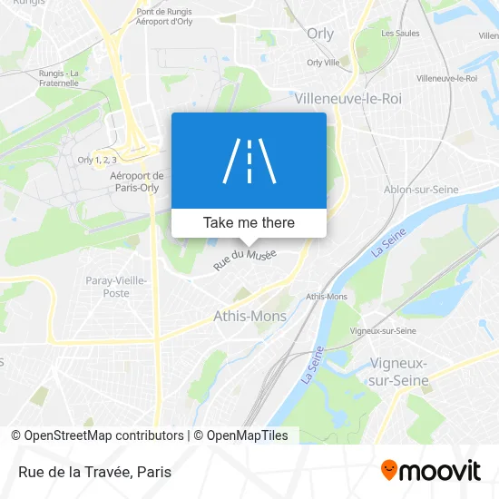 Rue de la Travée map
