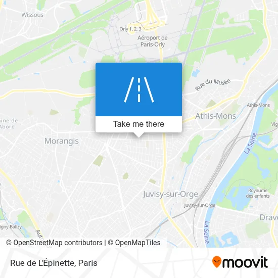 Rue de L'Épinette map