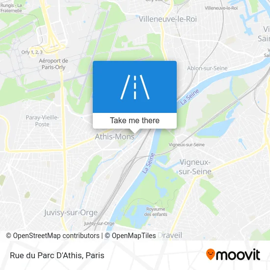 Rue du Parc D'Athis map
