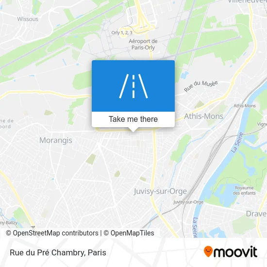 Rue du Pré Chambry map