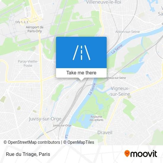 Mapa Rue du Triage