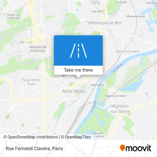 Rue Fernand Clavère map