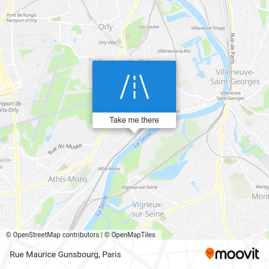 Rue Maurice Gunsbourg map