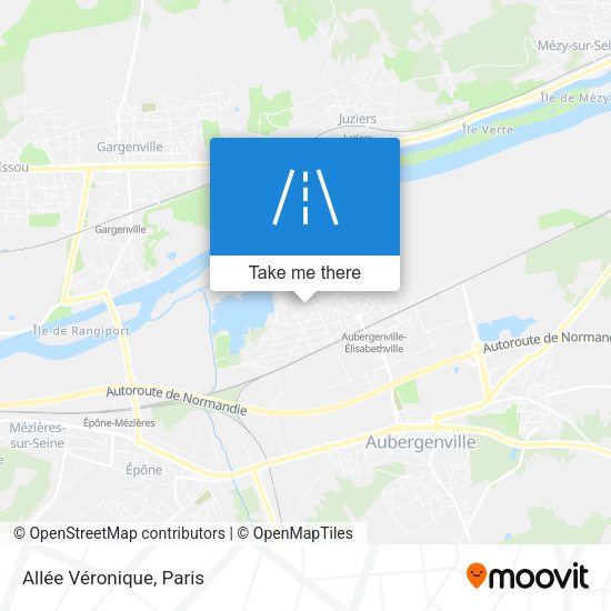 Allée Véronique map