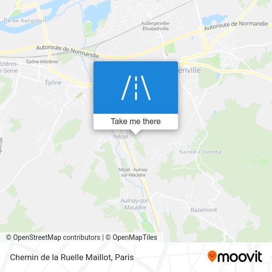 Chemin de la Ruelle Maillot map