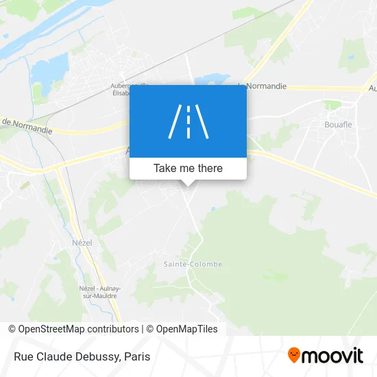 Rue Claude Debussy map
