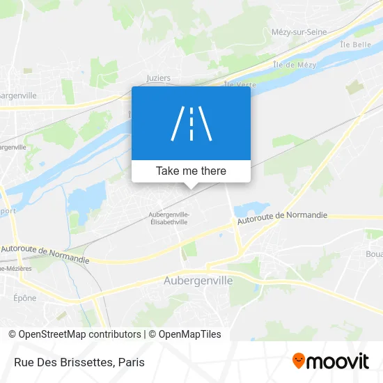 Rue Des Brissettes map