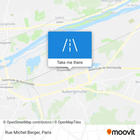 Rue Michel Berger map
