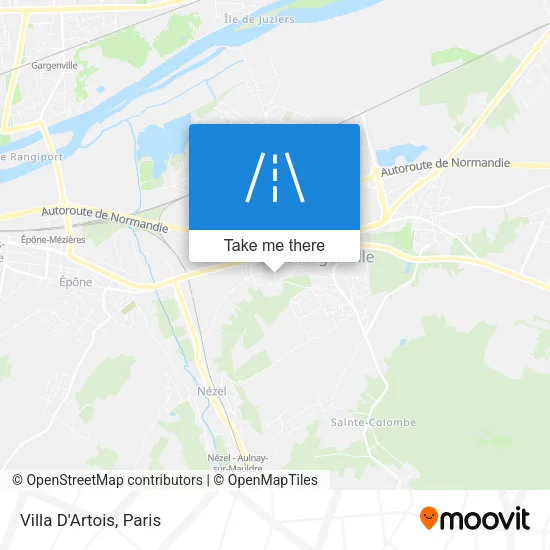 Villa D'Artois map