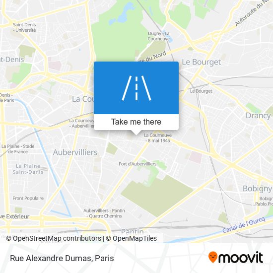 Rue Alexandre Dumas map