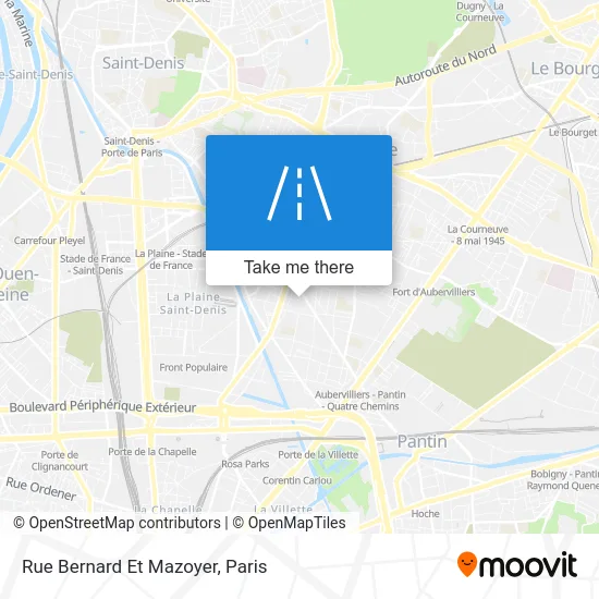 Rue Bernard Et Mazoyer map