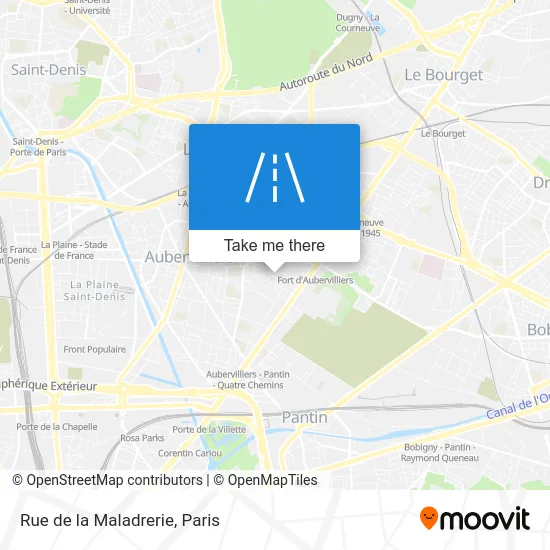 Rue de la Maladrerie map