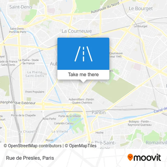 Rue de Presles map