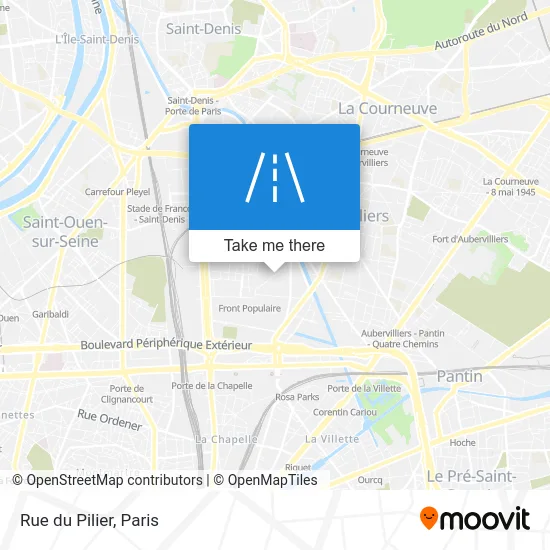 Rue du Pilier map