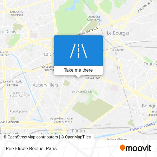 Rue Elisée Reclus map