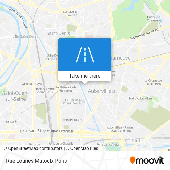 Rue Lounès Matoub map