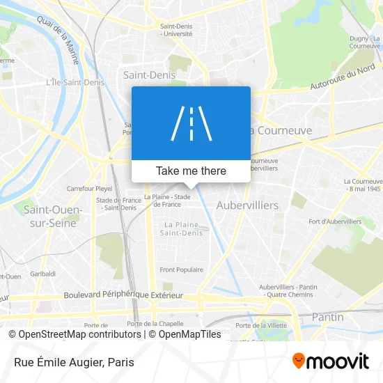 Rue Émile Augier map