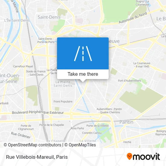 Rue Villebois-Mareuil map