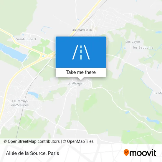 Allée de la Source map