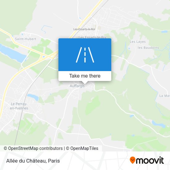 Allée du Château map