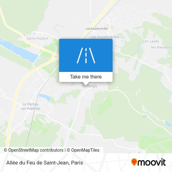 Allée du Feu de Saint-Jean map