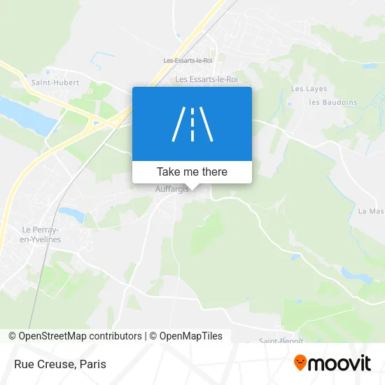 Rue Creuse map